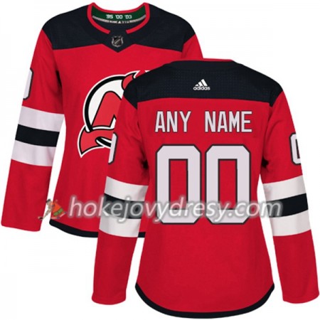 Dámské Hokejový Dres New Jersey Devils Personalizované Červená 2017-2018 Adidas Authentic